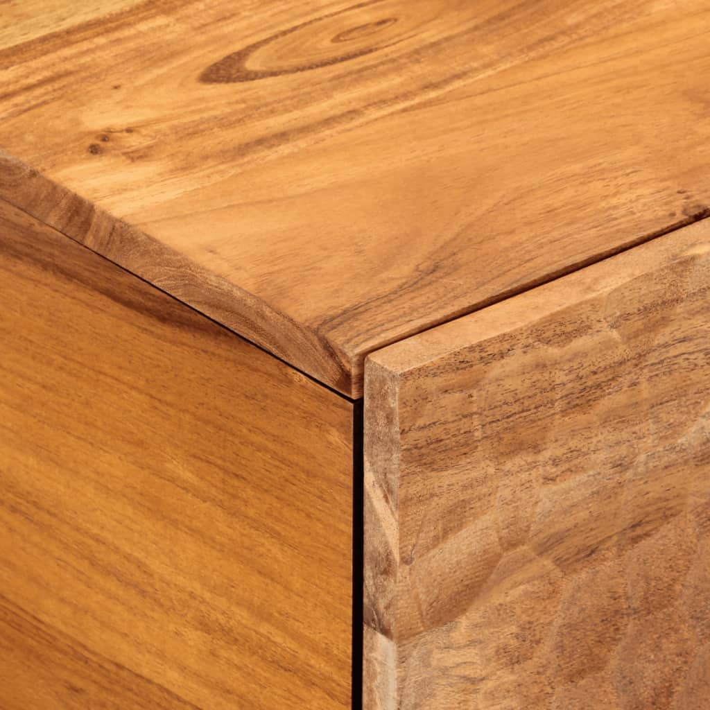 Salontafel 80x50x40 cm massief acaciahout is nu te koop bij PeponiXL, paradijselijk wonen!