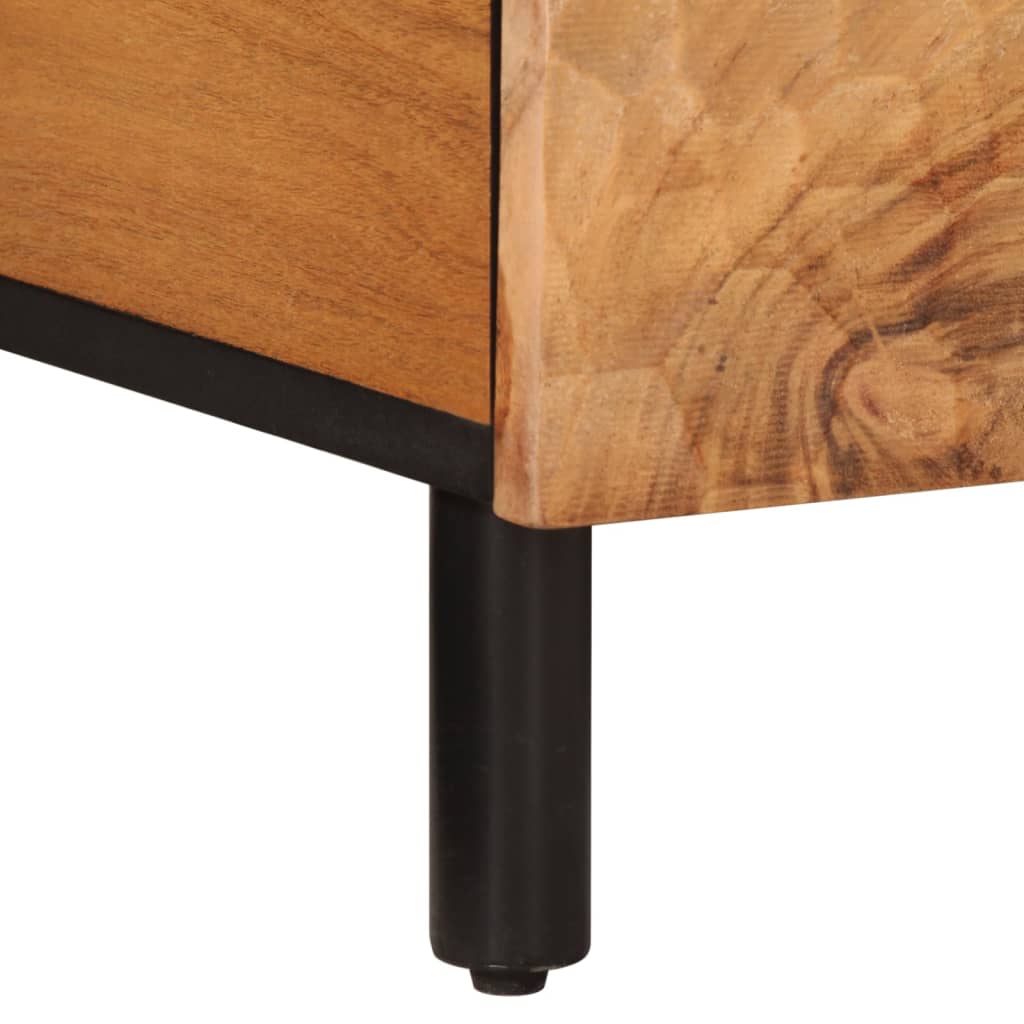 Salontafel 80x50x40 cm massief acaciahout is nu te koop bij PeponiXL, paradijselijk wonen!