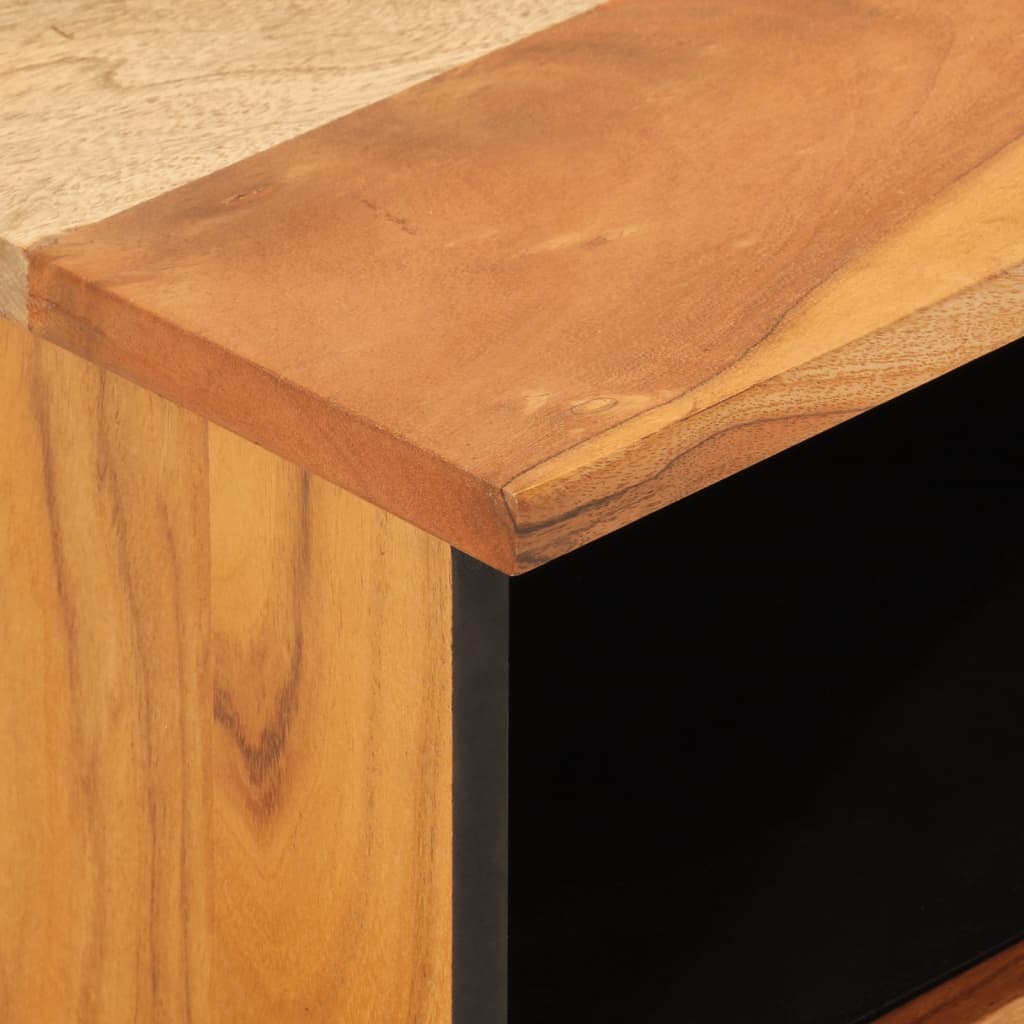 Nachtkastjes 2 st 40x33x46 cm massief acaciahout is nu te koop bij PeponiXL, paradijselijk wonen!