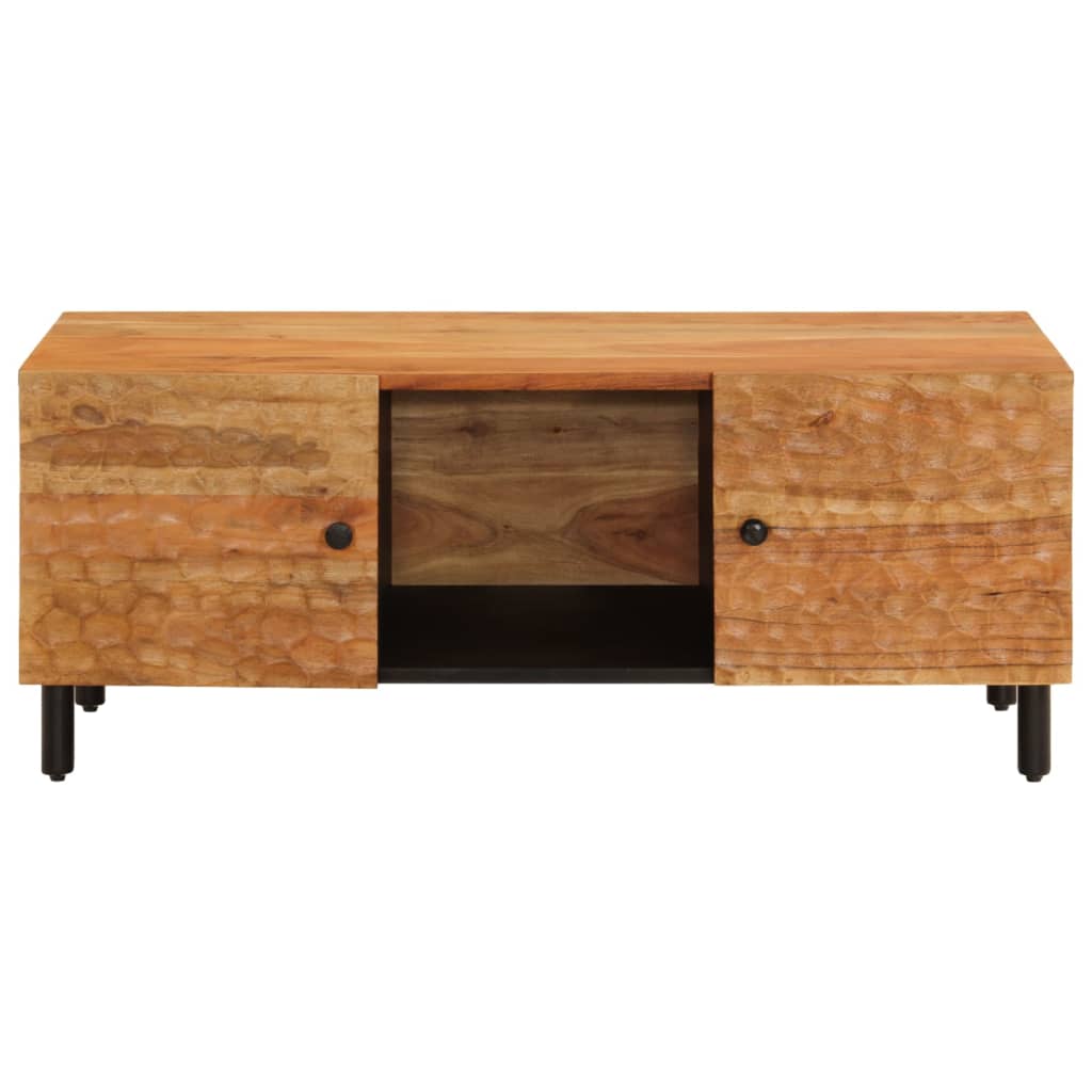Salontafel 100x54x40 cm massief acaciahout is nu te koop bij PeponiXL, paradijselijk wonen!