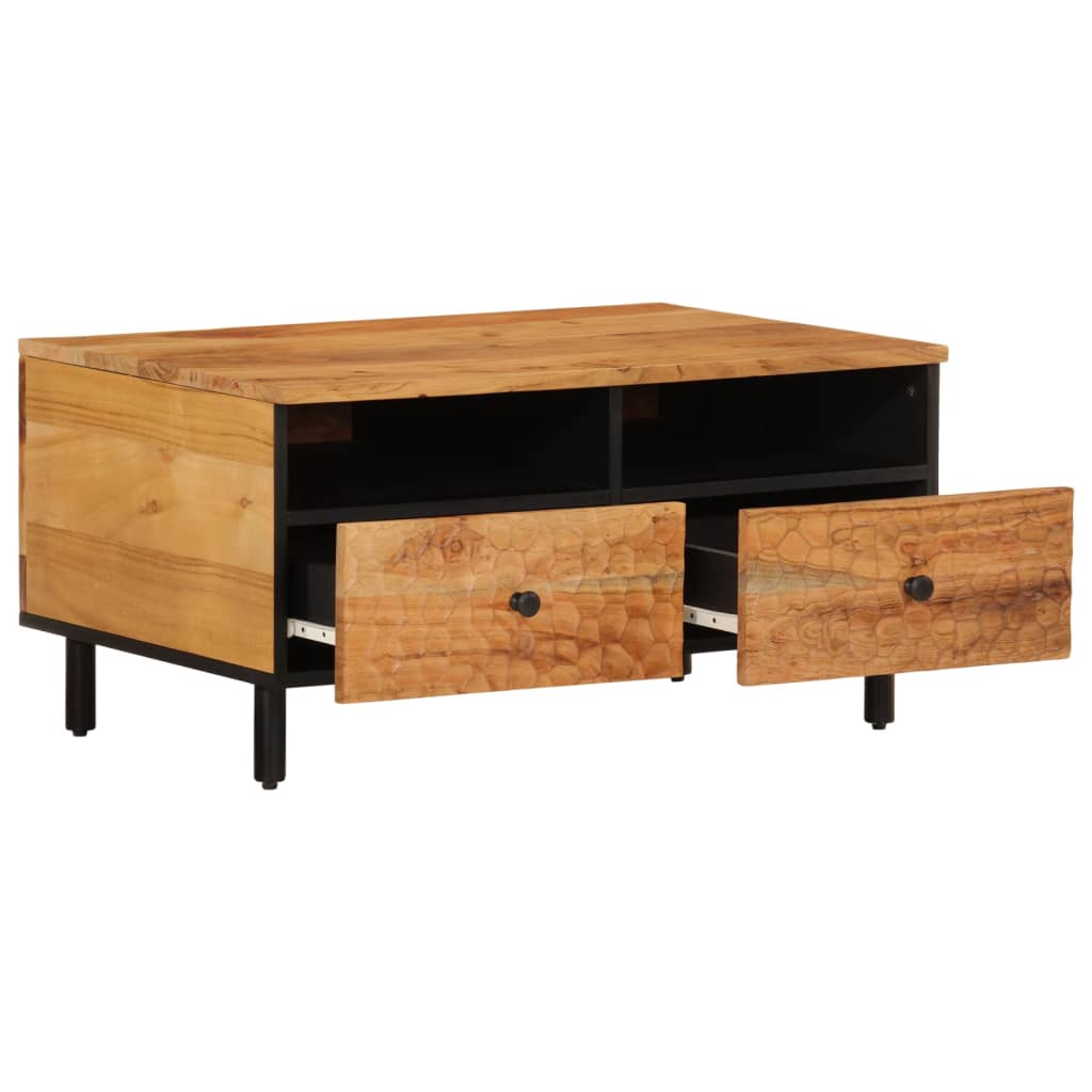 Salontafel 80x54x40 cm massief acaciahout is nu te koop bij PeponiXL, paradijselijk wonen!