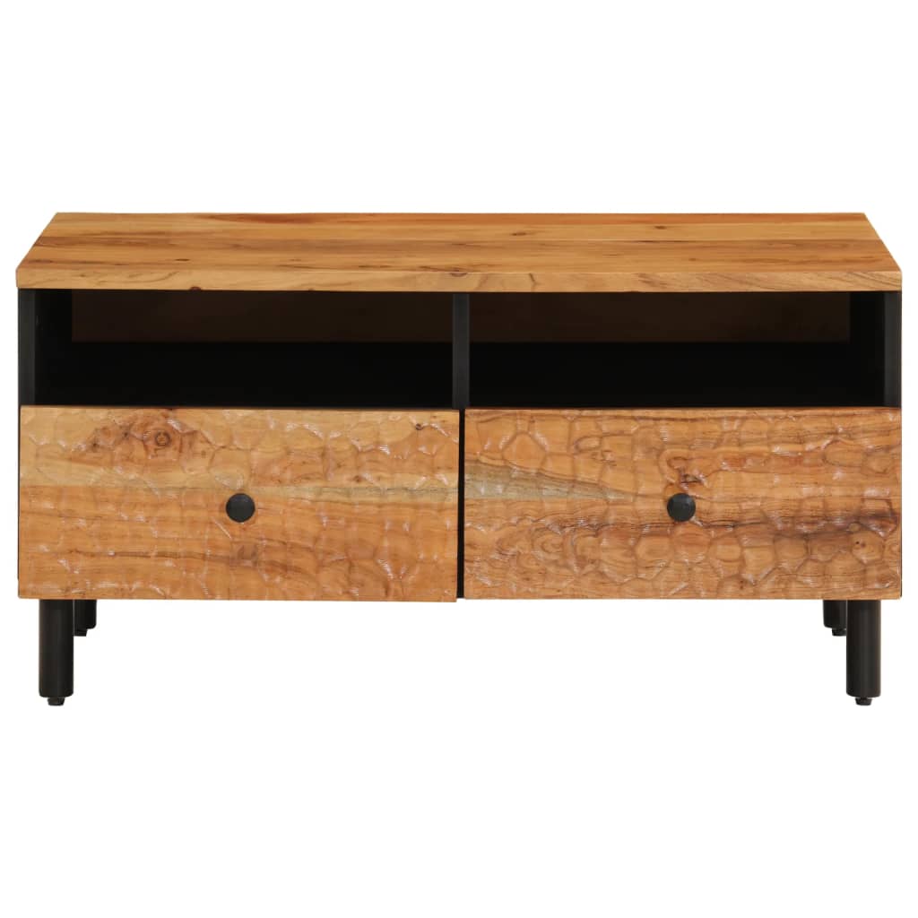 Salontafel 80x54x40 cm massief acaciahout is nu te koop bij PeponiXL, paradijselijk wonen!