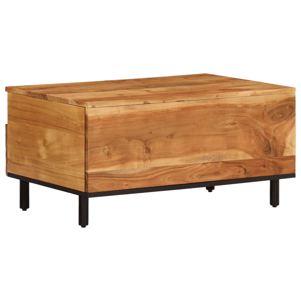Salontafel 80x54x40 cm massief acaciahout is nu te koop bij PeponiXL, paradijselijk wonen!