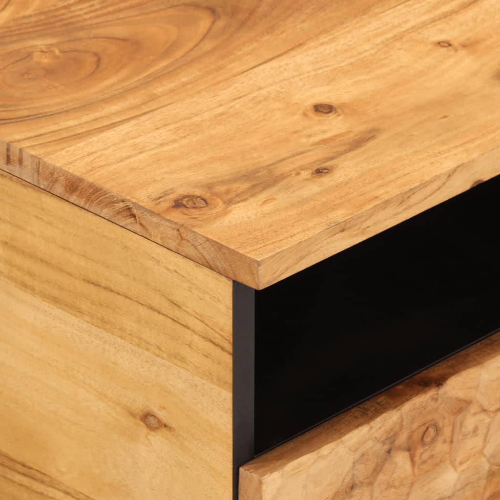 Salontafel 80x54x40 cm massief acaciahout is nu te koop bij PeponiXL, paradijselijk wonen!