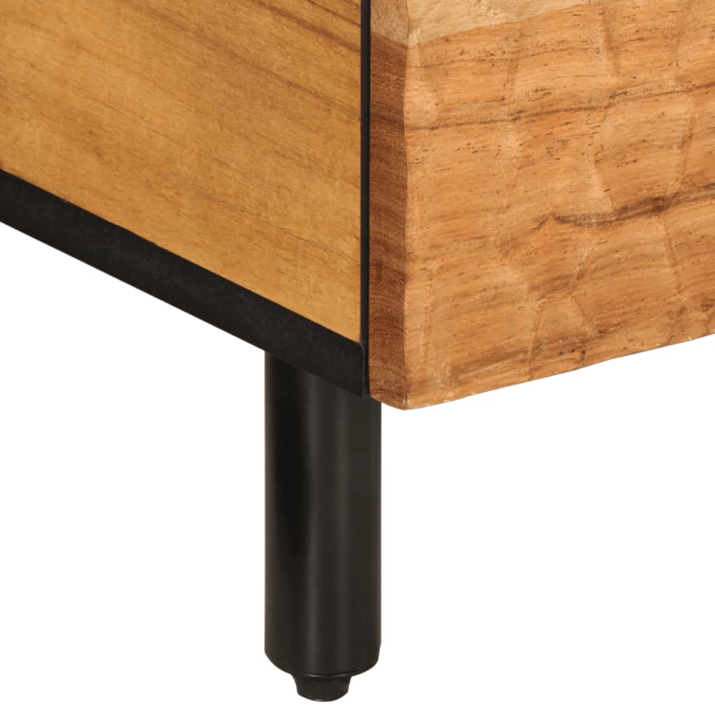 Salontafel 80x54x40 cm massief acaciahout is nu te koop bij PeponiXL, paradijselijk wonen!