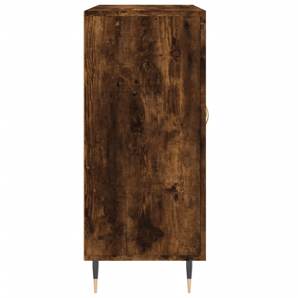 Dressoir 90x34x80 cm bewerkt hout gerookt eikenkleurig is nu te koop bij PeponiXL, paradijselijk wonen!