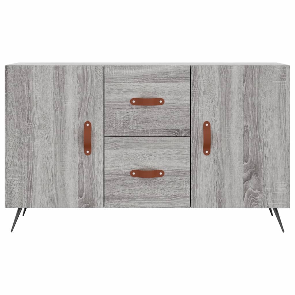 Dressoir 100x36x60 cm bewerkt hout grijs sonoma eikenkleurig is nu te koop bij PeponiXL, paradijselijk wonen!