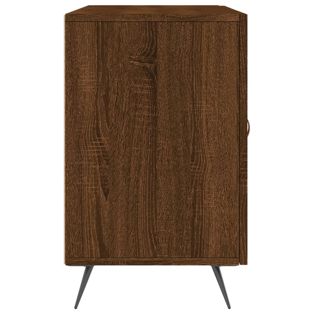 Dressoir 100x36x60 cm bewerkt hout bruin eikenkleur is nu te koop bij PeponiXL, paradijselijk wonen!