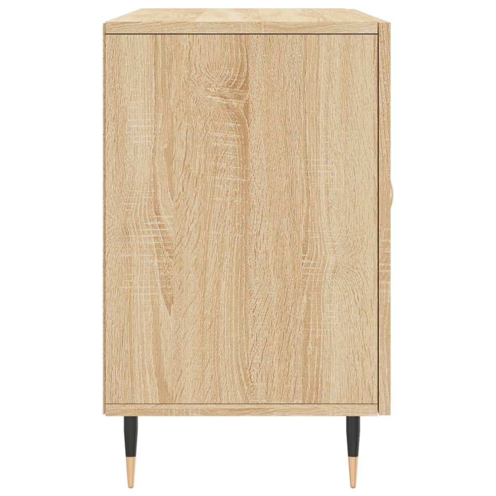 Dressoir 100x36x60 cm bewerkt hout sonoma eikenkleurig is nu te koop bij PeponiXL, paradijselijk wonen!