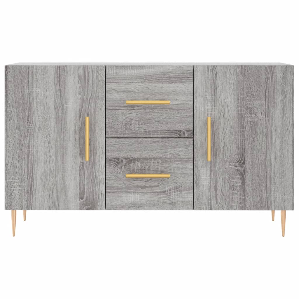 Dressoir 100x36x60 cm bewerkt hout grijs sonoma eikenkleurig is nu te koop bij PeponiXL, paradijselijk wonen!