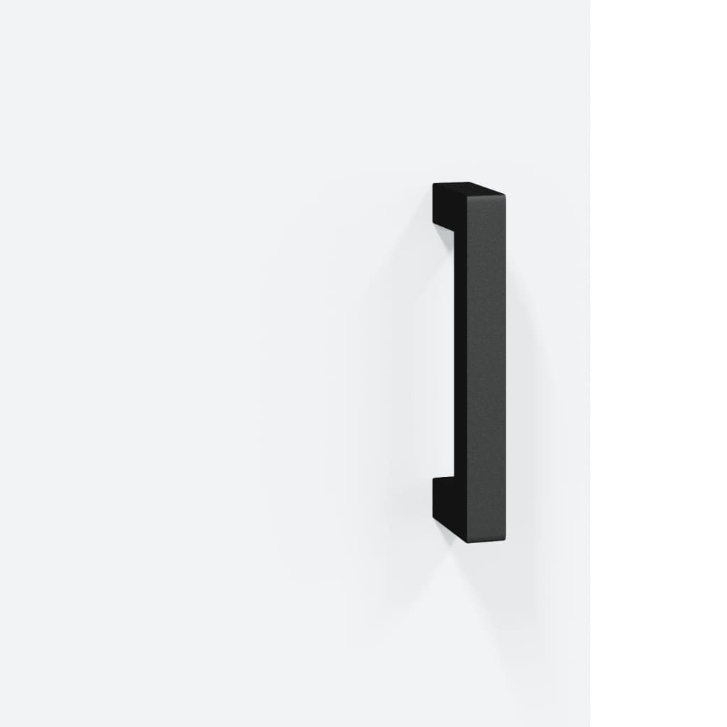 Dressoir 100x36x60 cm bewerkt hout wit is nu te koop bij PeponiXL, paradijselijk wonen!