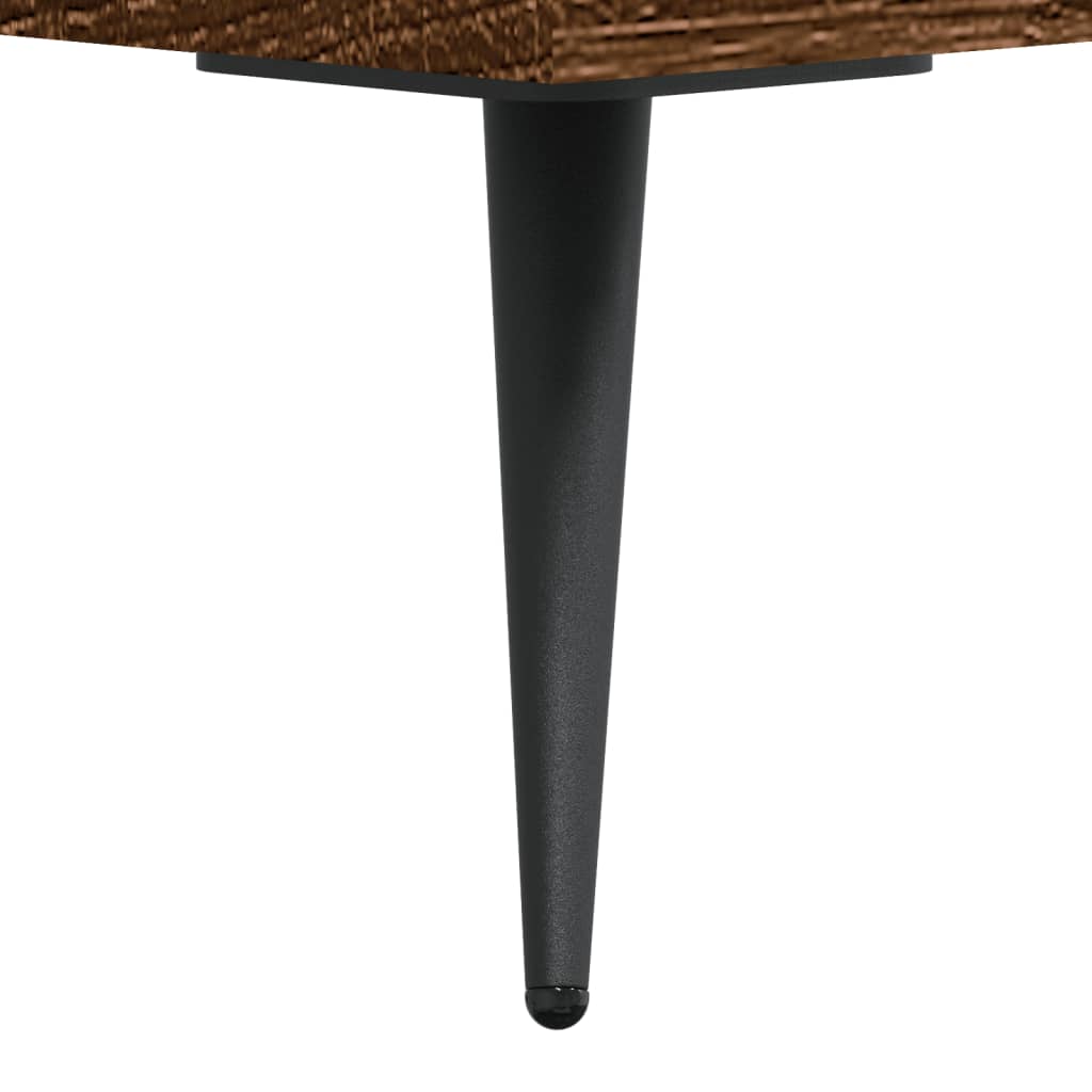 Hoge kast 69,5x31x115 cm bewerkt hout bruin eikenkleur is nu te koop bij PeponiXL, paradijselijk wonen!