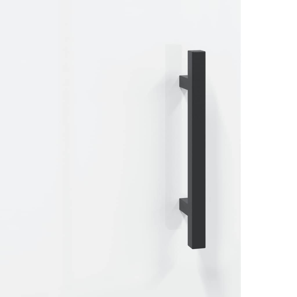 Tv-meubel 150x30x50 cm bewerkt hout hoogglans wit is nu te koop bij PeponiXL, paradijselijk wonen!