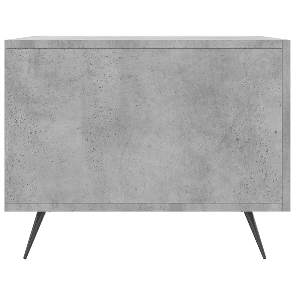 Salontafel 50x50x40 cm bewerkt hout betongrijs is nu te koop bij PeponiXL, paradijselijk wonen!