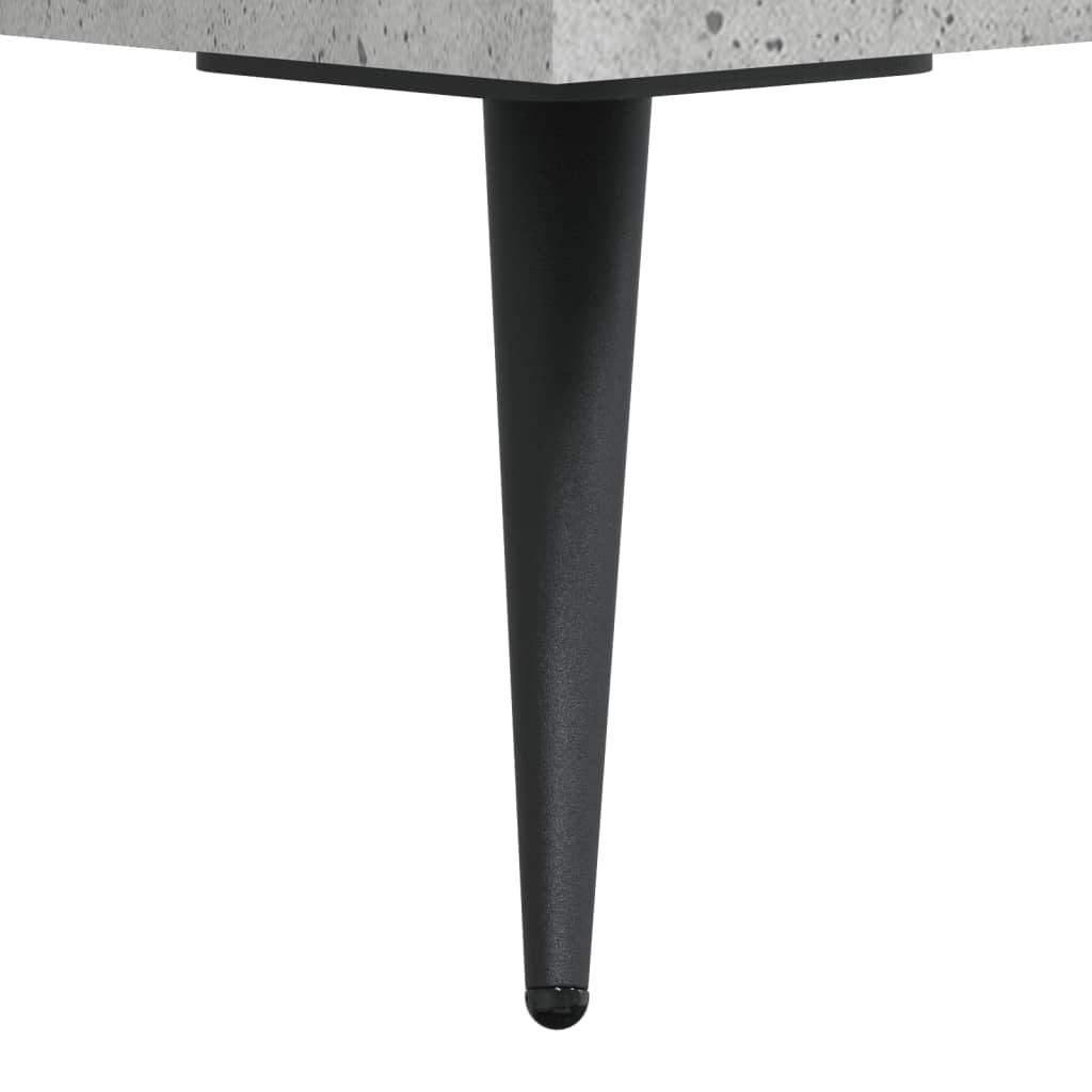 Salontafel 50x50x40 cm bewerkt hout betongrijs is nu te koop bij PeponiXL, paradijselijk wonen!