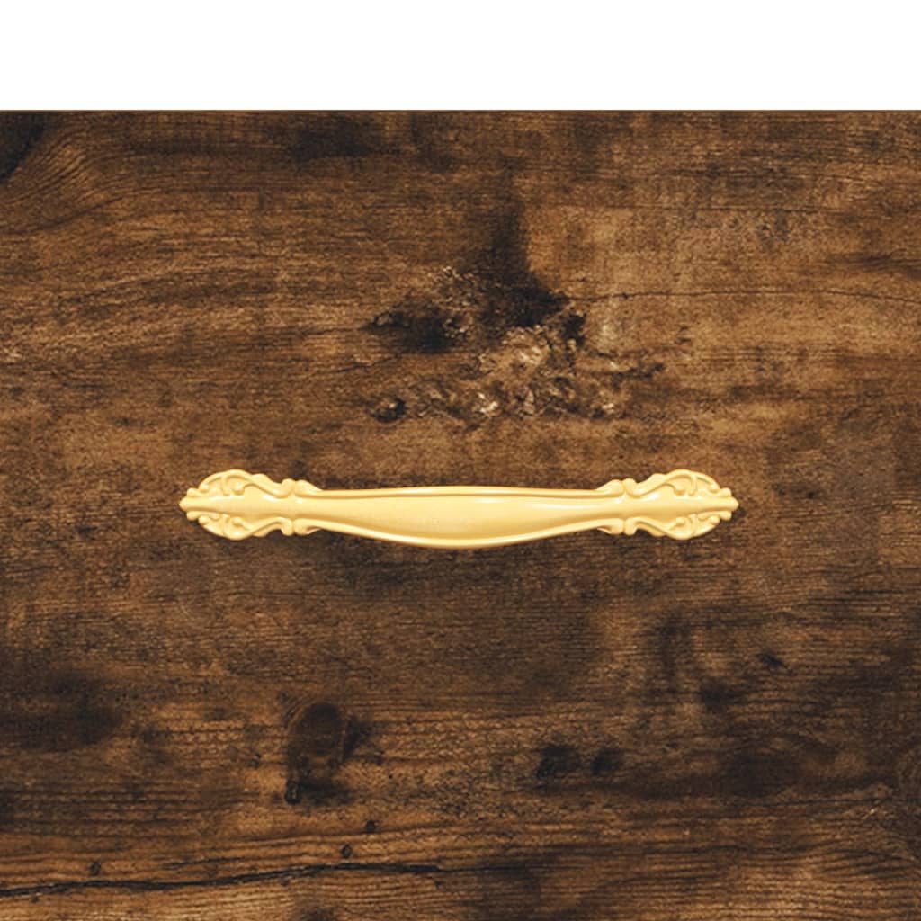 Salontafels 2 st 50x50x40 cm bewerkt hout gerookt eikenkleurig is nu te koop bij PeponiXL, paradijselijk wonen!