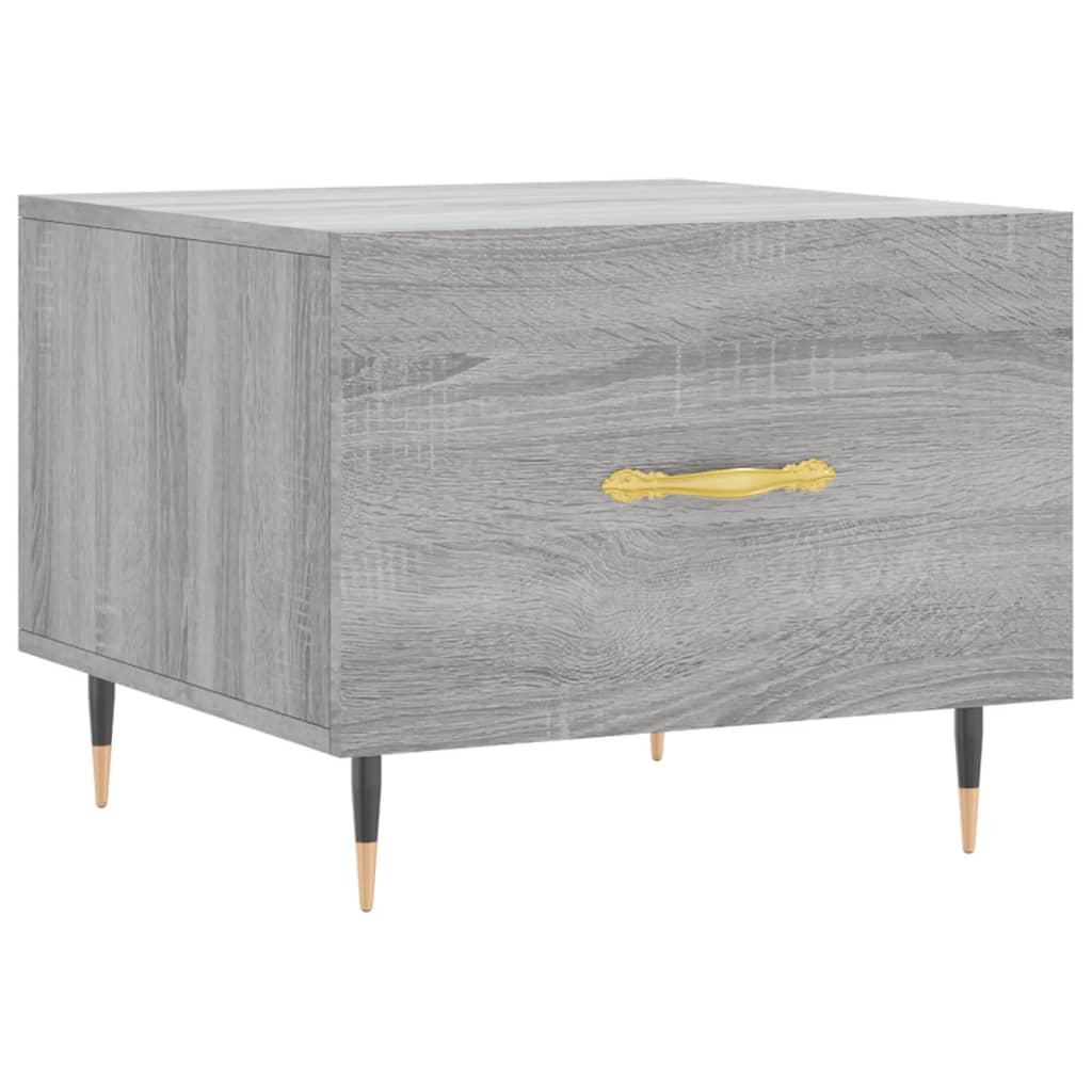 Salontafels 2 st 50x50x40 cm bewerkt hout grijs sonoma eiken is nu te koop bij PeponiXL, paradijselijk wonen!