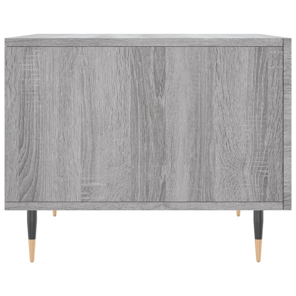 Salontafels 2 st 50x50x40 cm bewerkt hout grijs sonoma eiken is nu te koop bij PeponiXL, paradijselijk wonen!
