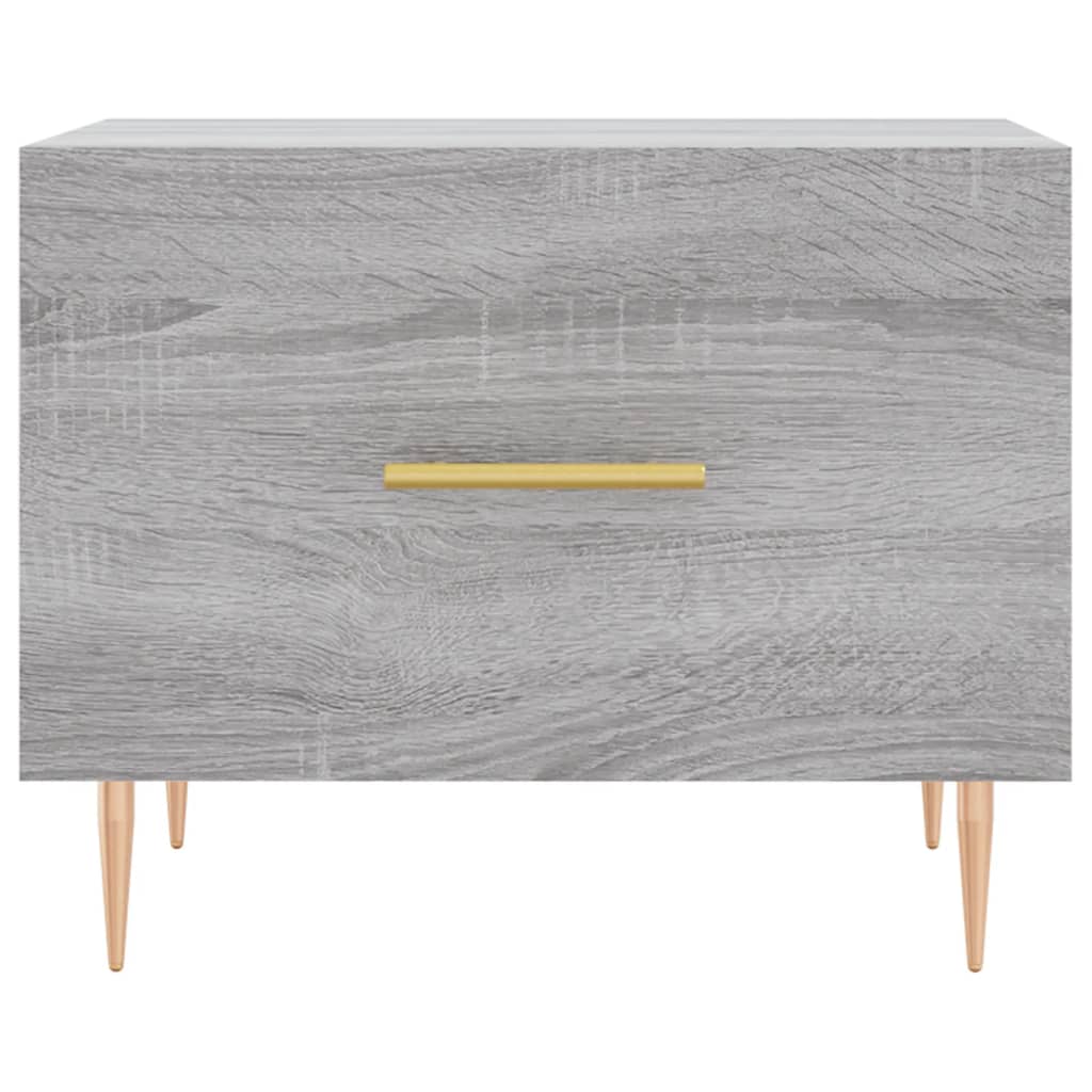 Salontafels 2 st 50x50x40 cm bewerkt hout grijs sonoma eiken is nu te koop bij PeponiXL, paradijselijk wonen!