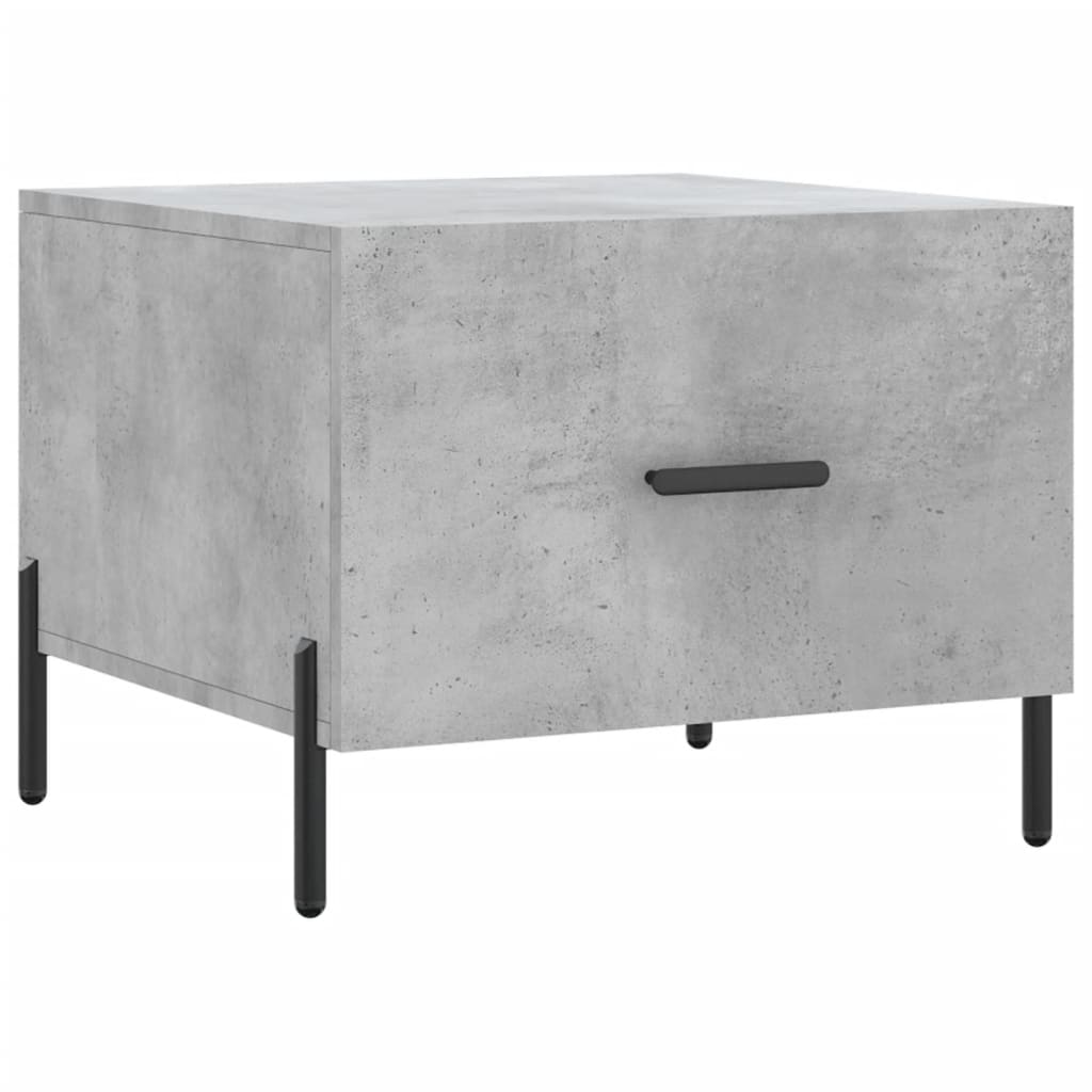 Salontafels 2 st 50x50x40 cm bewerkt hout betongrijs is nu te koop bij PeponiXL, paradijselijk wonen!