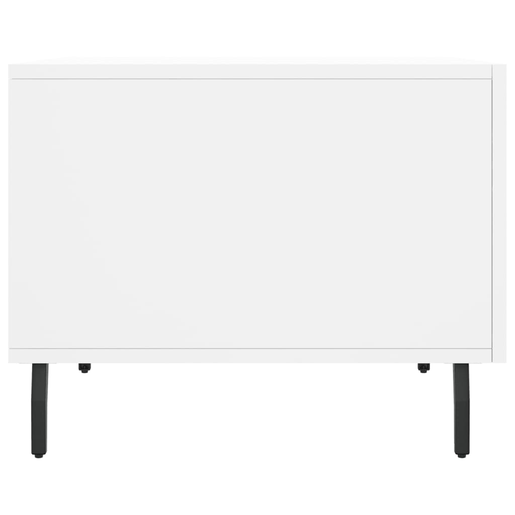 Salontafels 2 st 50x50x40 cm bewerkt hout wit is nu te koop bij PeponiXL, paradijselijk wonen!