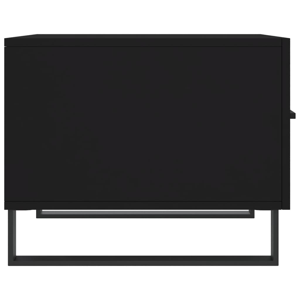 Salontafels 2 st 50x50x40 cm bewerkt hout zwart is nu te koop bij PeponiXL, paradijselijk wonen!