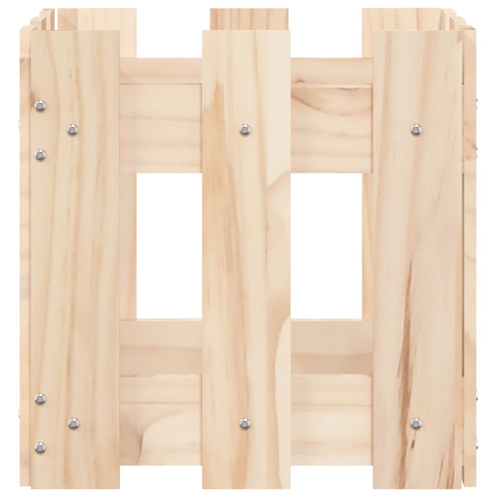 Plantenbak met hekontwerp 30x30x30 cm massief grenenhout is nu te koop bij PeponiXL, paradijselijk wonen!
