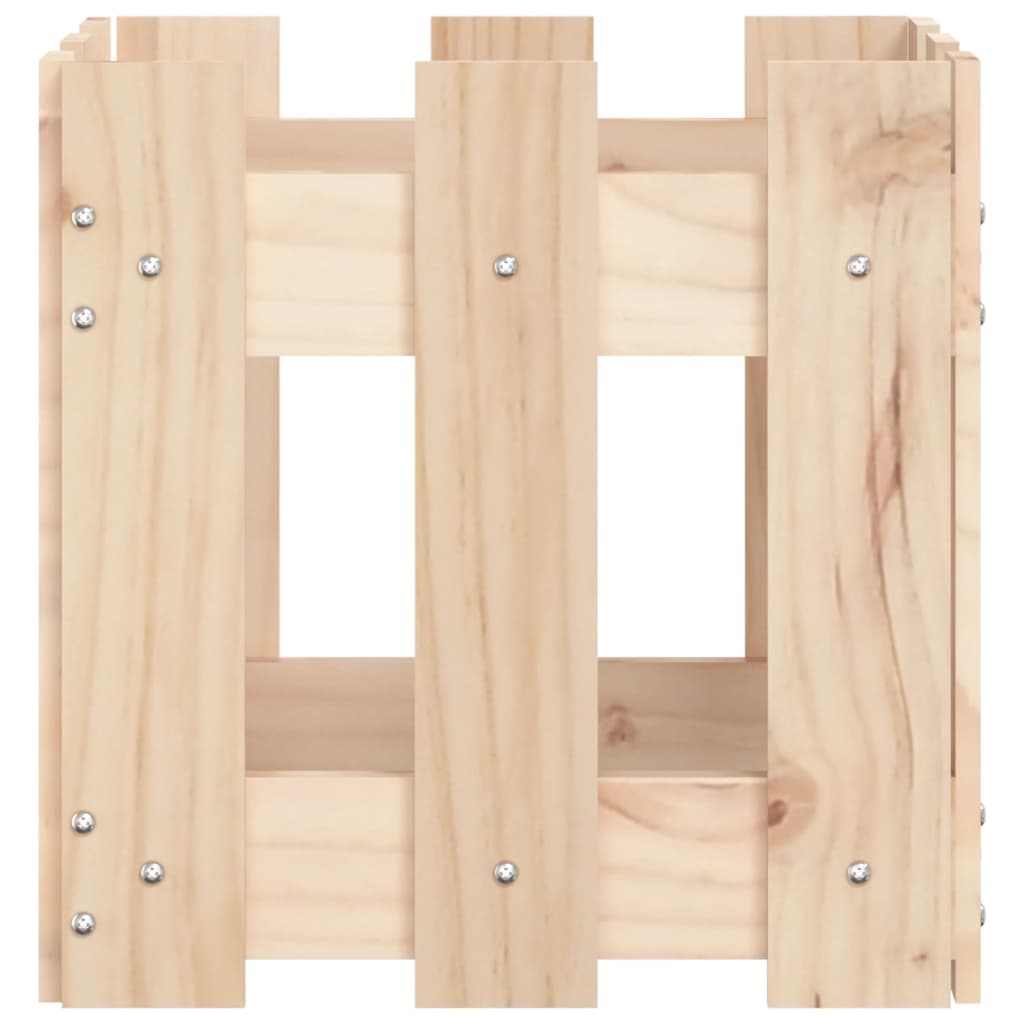 Plantenbak met hekontwerp 30x30x30 cm massief grenenhout is nu te koop bij PeponiXL, paradijselijk wonen!
