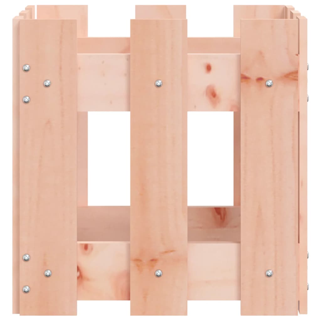 Plantenbak met hekontwerp 30x30x30 cm massief dougashout is nu te koop bij PeponiXL, paradijselijk wonen!