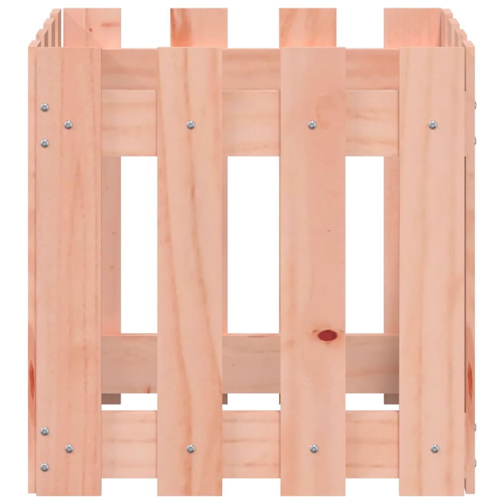 Plantenbak met hekontwerp 40x40x40 cm massief douglashout is nu te koop bij PeponiXL, paradijselijk wonen!