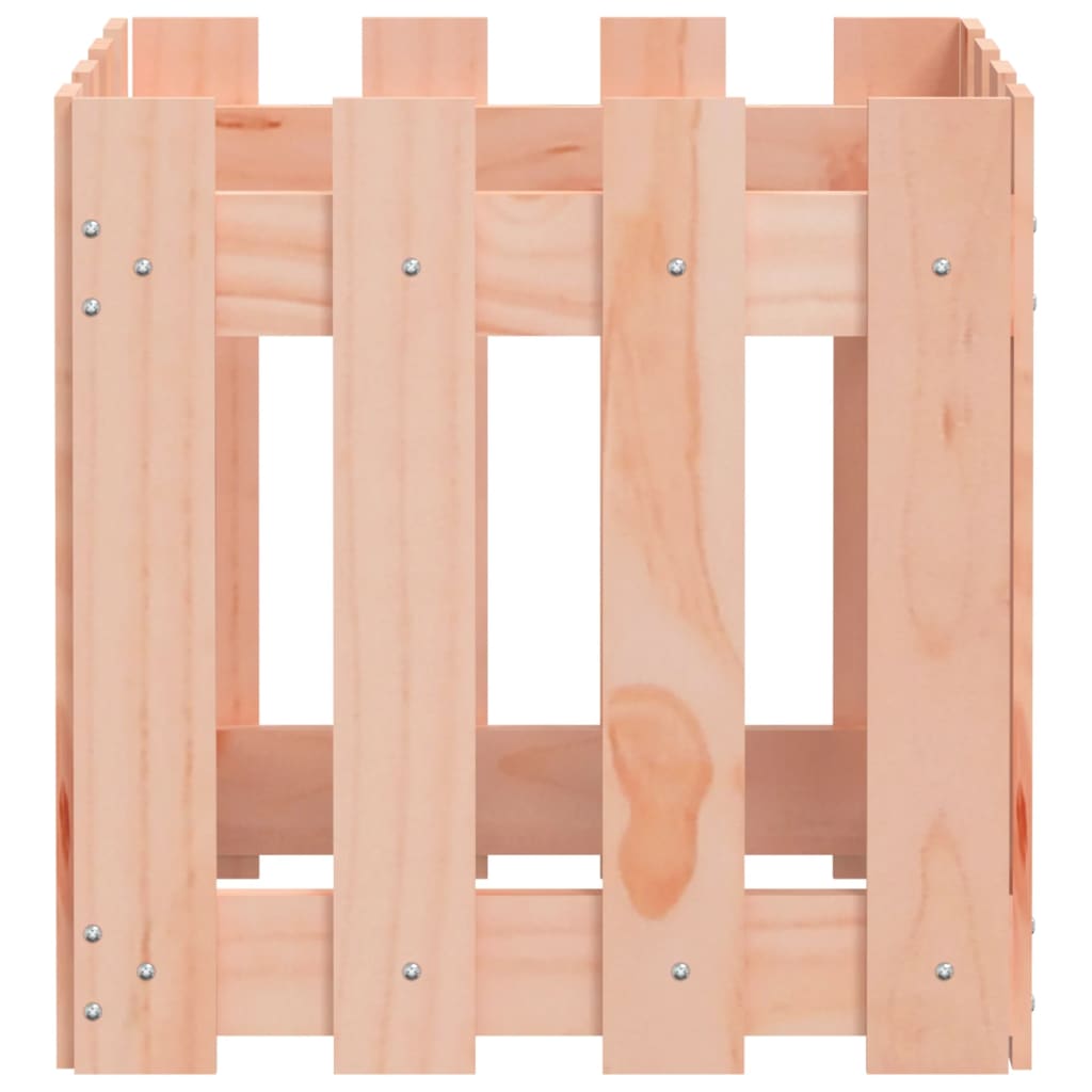Plantenbak met hekontwerp 40x40x40 cm massief douglashout is nu te koop bij PeponiXL, paradijselijk wonen!