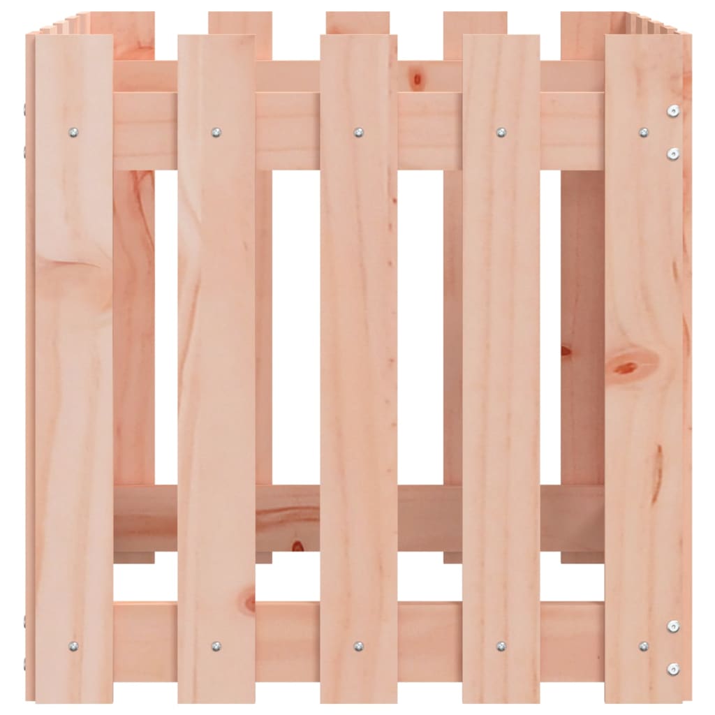 Plantenbak met hekontwerp 50x50x50 cm massief douglashout is nu te koop bij PeponiXL, paradijselijk wonen!