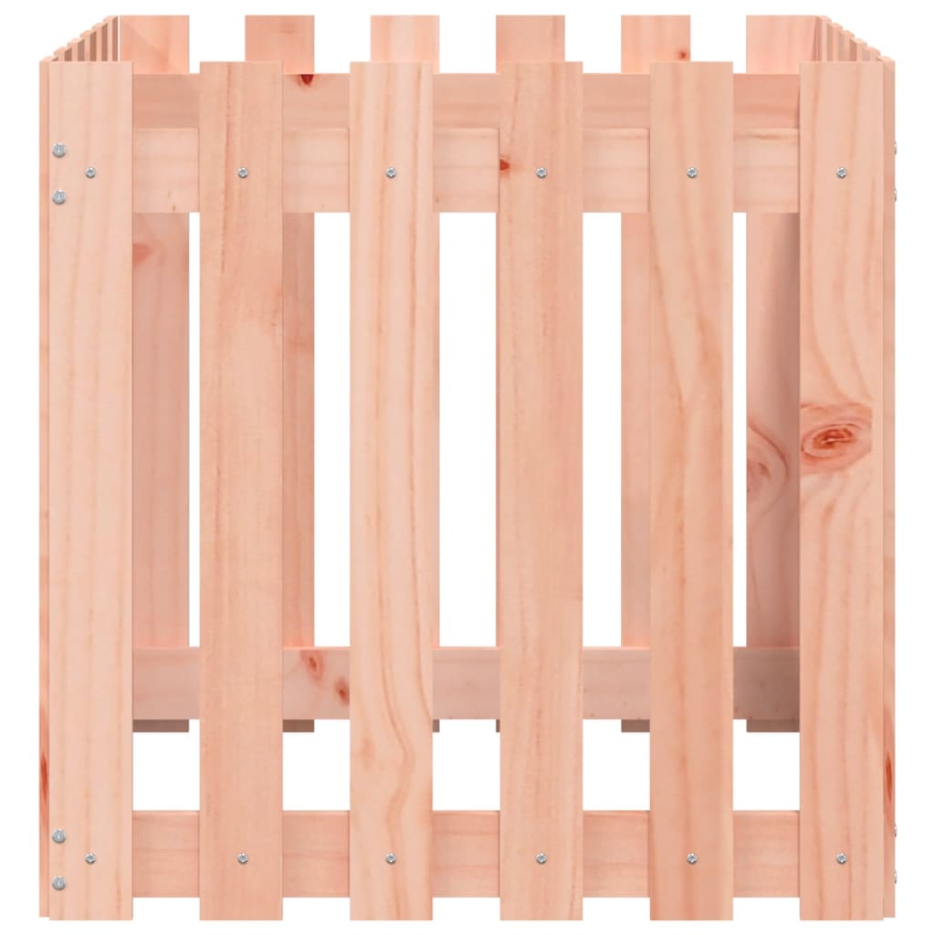 Plantenbak met hekontwerp 60x60x60 cm massief douglashout is nu te koop bij PeponiXL, paradijselijk wonen!