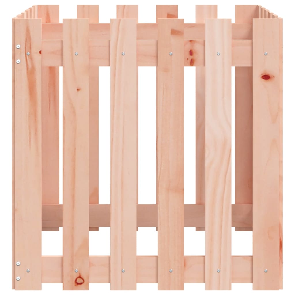 Plantenbak met hekontwerp 60x60x60 cm massief douglashout is nu te koop bij PeponiXL, paradijselijk wonen!