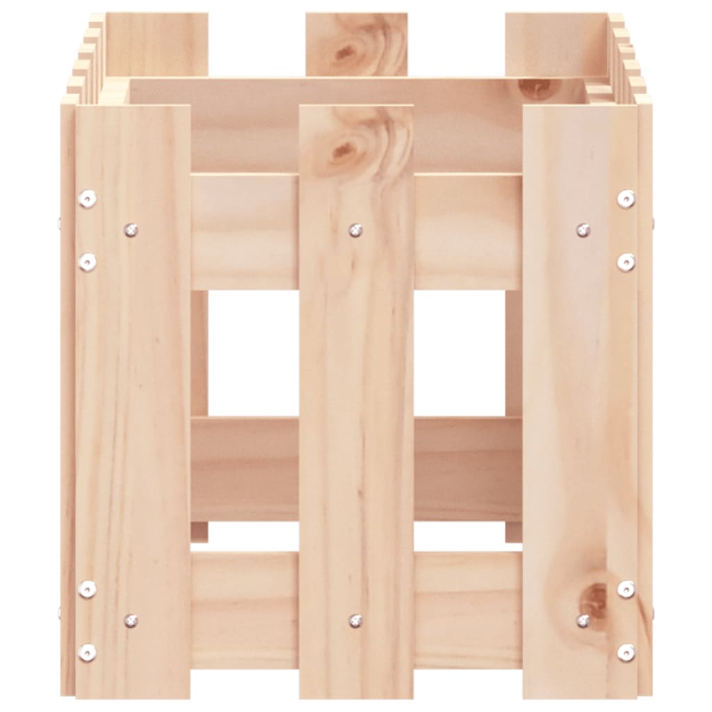 Plantenbak met hekontwerp 60x30x30 cm massief grenenhout is nu te koop bij PeponiXL, paradijselijk wonen!