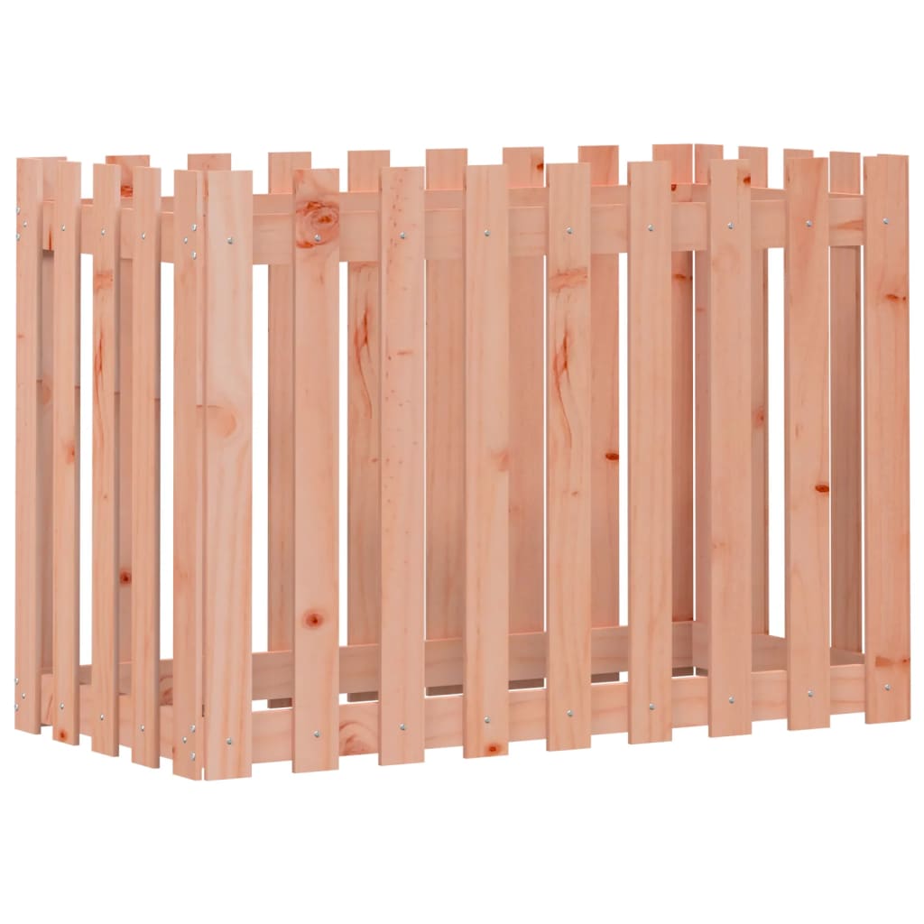 Plantenbak verhoogd hekontwerp 100x50x70 cm massief douglashout is nu te koop bij PeponiXL, paradijselijk wonen!