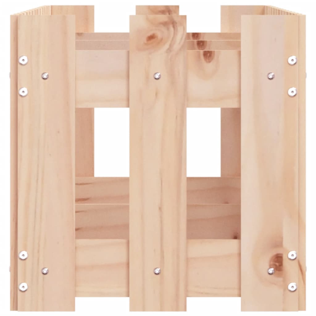 Plantenbak verhoogd met hekontwerp 150x30x30 cm grenenhout is nu te koop bij PeponiXL, paradijselijk wonen!