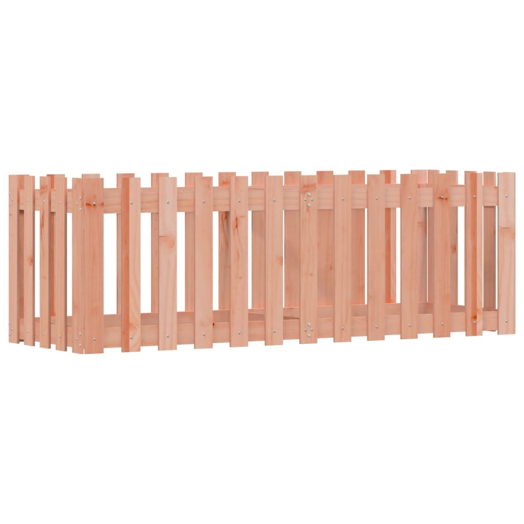 Plantenbak verhoogd hekontwerp 150x50x50 cm massief douglashout is nu te koop bij PeponiXL, paradijselijk wonen!