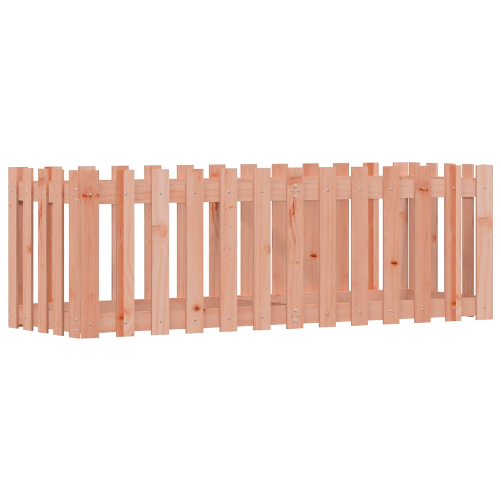 Plantenbak verhoogd hekontwerp 150x50x50 cm massief douglashout is nu te koop bij PeponiXL, paradijselijk wonen!