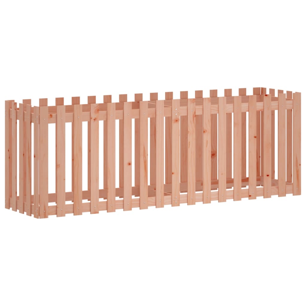 Plantenbak verhoogd hekontwerp 200x50x70 cm massief douglashout is nu te koop bij PeponiXL, paradijselijk wonen!