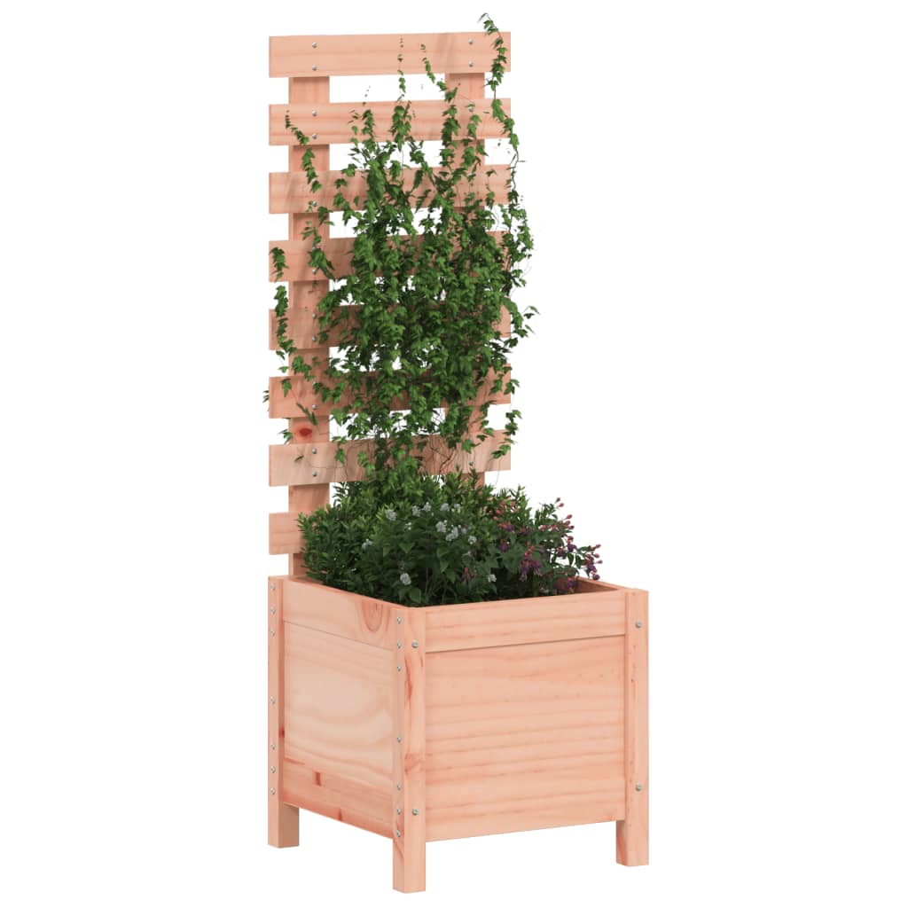 Plantenbak met rek 39x39,5x114 cm massief douglashout is nu te koop bij PeponiXL, paradijselijk wonen!