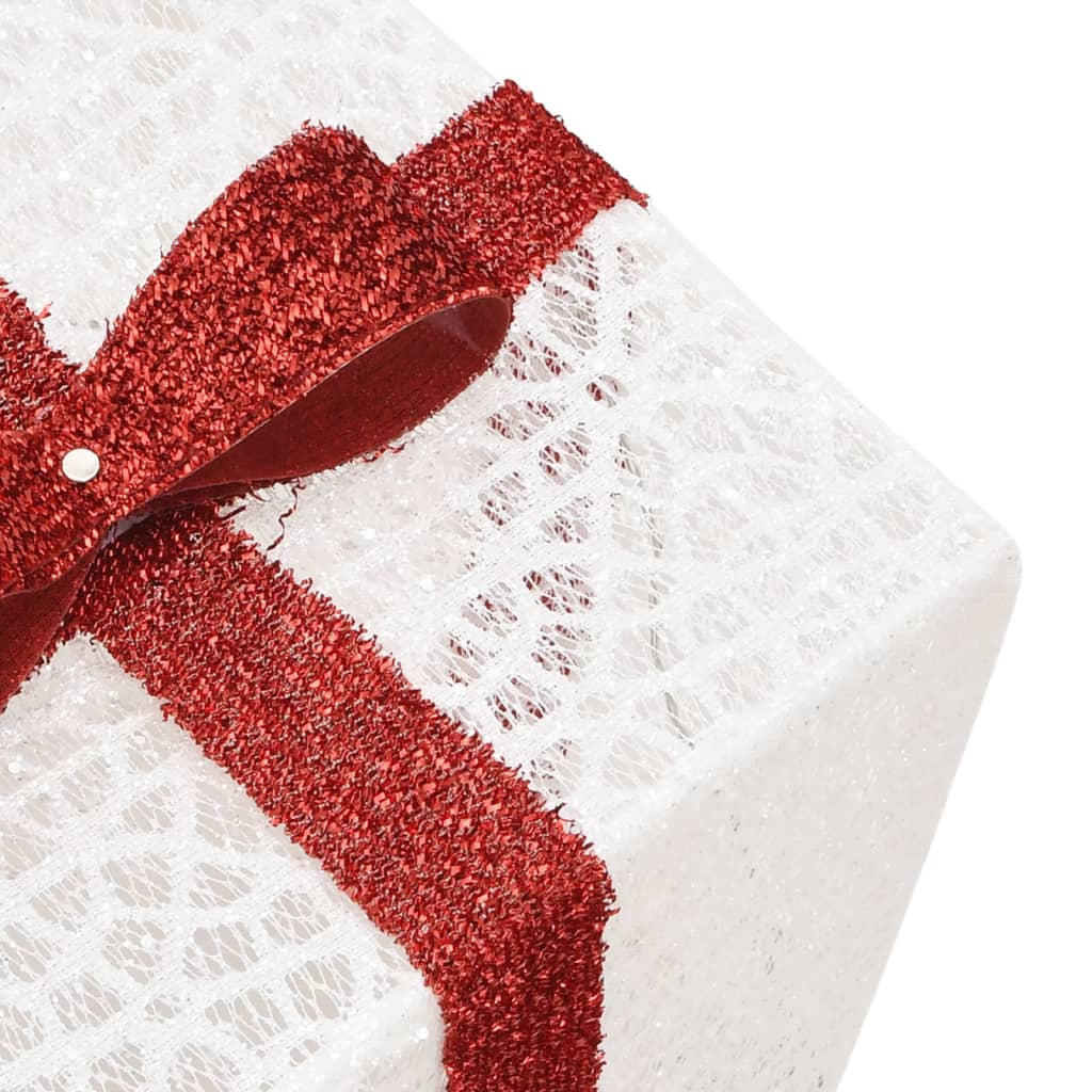 Kerstfiguur cadeaudoos 3 st verlicht 64 warmwitte LED's is nu te koop bij PeponiXL, paradijselijk wonen!