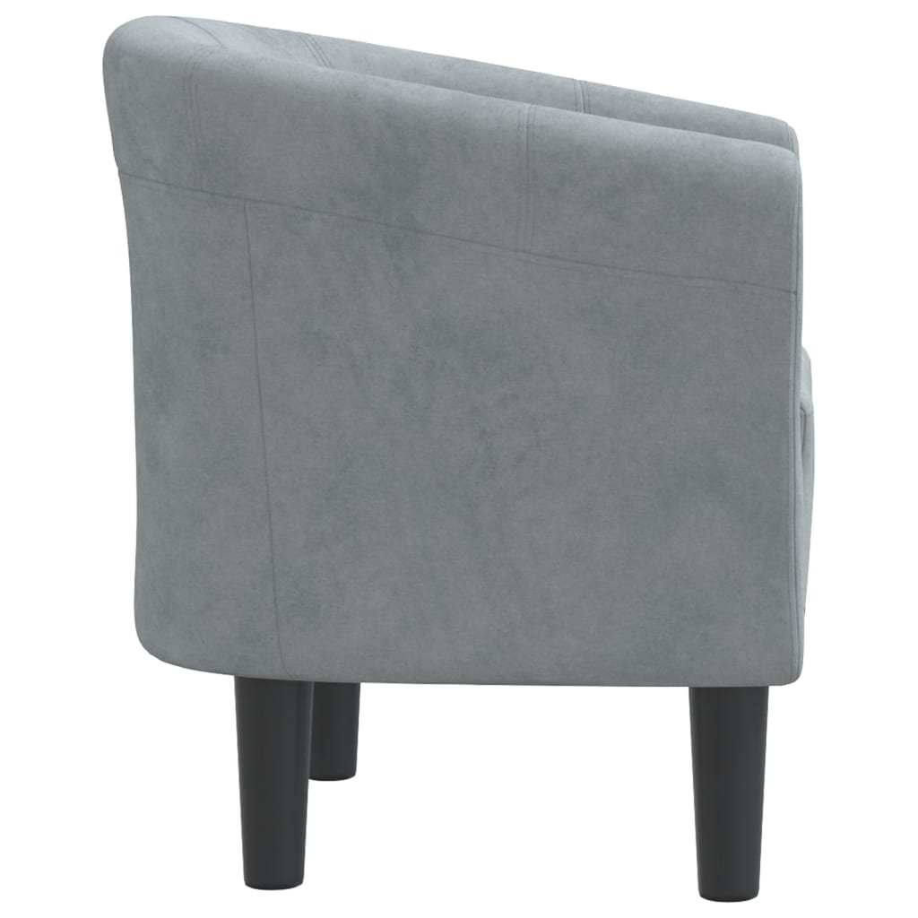 Kuipstoel fluweel donkergrijs is nu te koop bij PeponiXL, paradijselijk wonen!