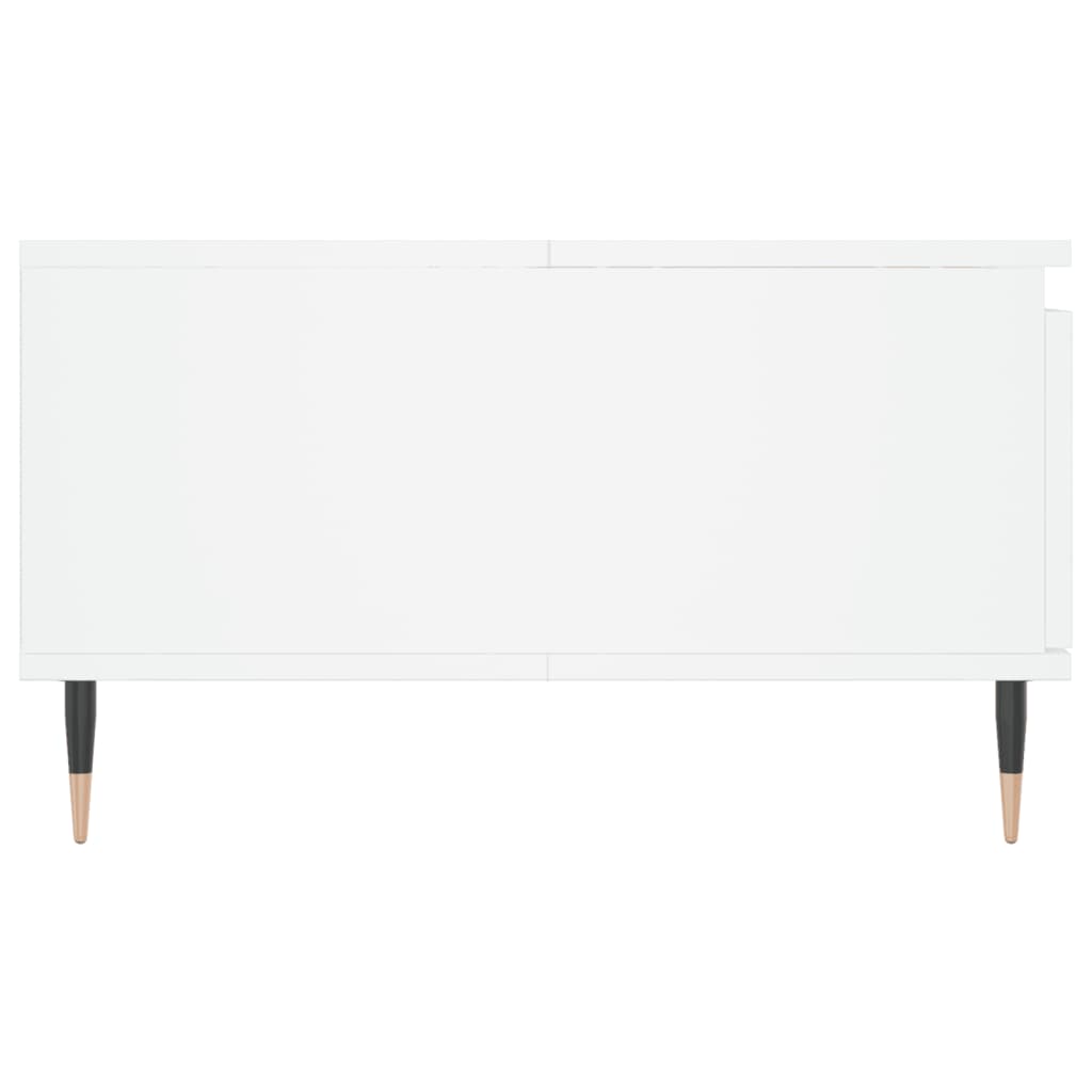 Salontafel 90x60x35 cm bewerkt hout wit is nu te koop bij PeponiXL, paradijselijk wonen!