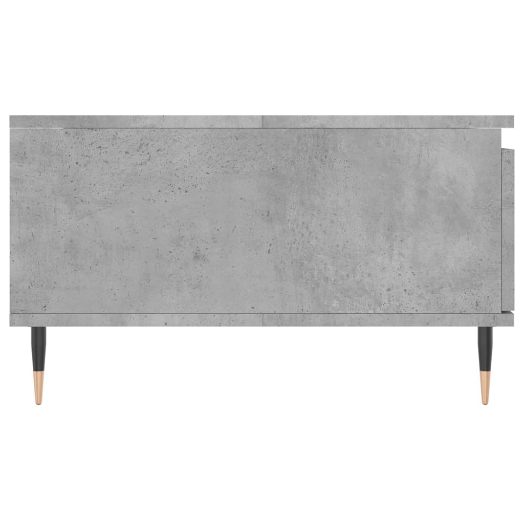 Salontafel 90x60x35 cm bewerkt hout betongrijs is nu te koop bij PeponiXL, paradijselijk wonen!