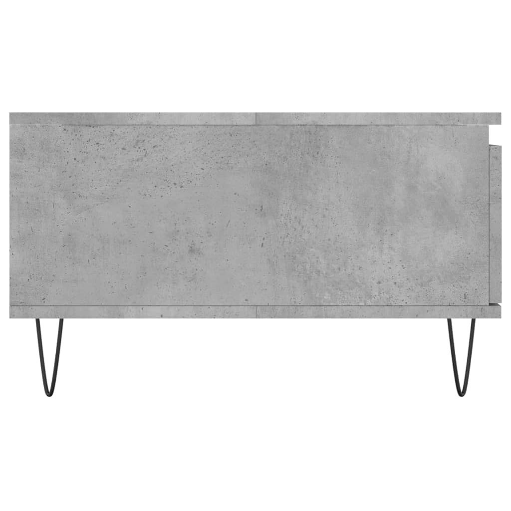 Salontafel 90x60x35 cm bewerkt hout betongrijs is nu te koop bij PeponiXL, paradijselijk wonen!