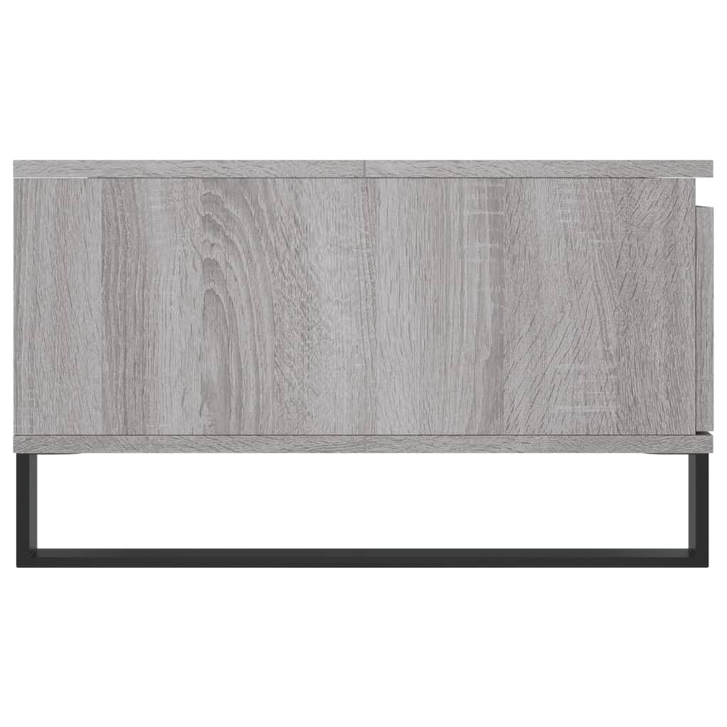 Salontafel 90x60x35 cm bewerkt hout grijs sonoma eikenkleurig is nu te koop bij PeponiXL, paradijselijk wonen!