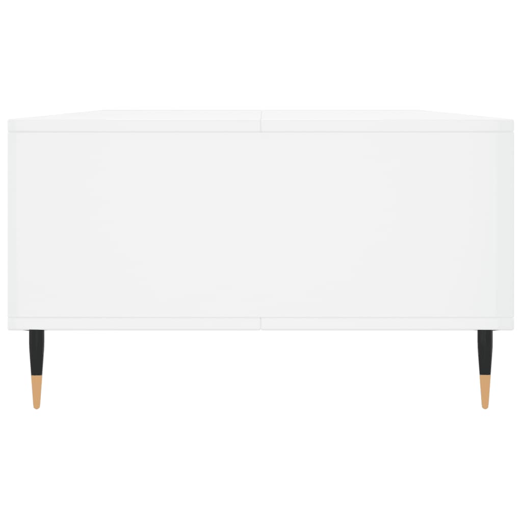 Salontafel 104x60x35 cm bewerkt hout hoogglans wit is nu te koop bij PeponiXL, paradijselijk wonen!