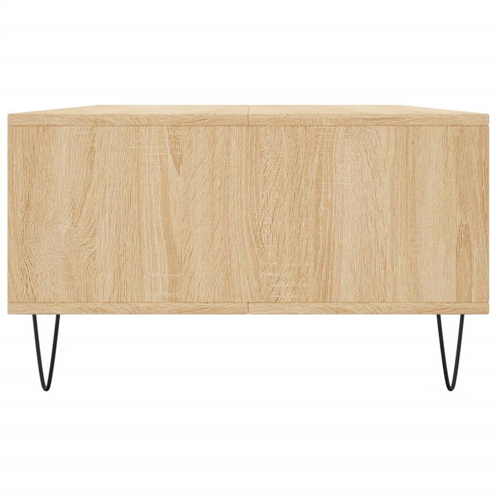 Salontafel 104x60x35 cm bewerkt hout sonoma eikenkleurig is nu te koop bij PeponiXL, paradijselijk wonen!