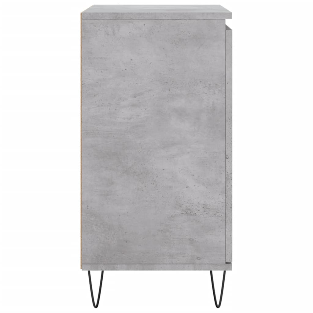 Dressoir 60x35x70 cm bewerkt hout betongrijs is nu te koop bij PeponiXL, paradijselijk wonen!